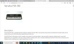 Yamaha Keyboard Model PSR-180