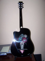 Esteban Limited Edition Celebration Fireworks Guitar