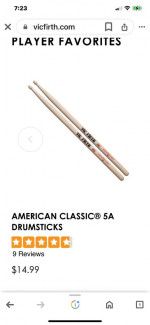 Drumsticks two sets for one price of