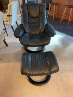 Ekornes Stressless Recliner & Ottoman