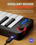 25 Key Keyboard USB MIDI Controller