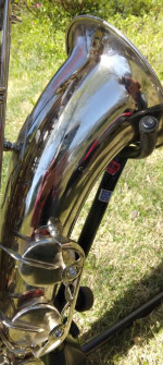 Cecelio silver plate tenor sax