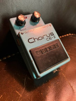 Vintage Boss CE-2 Chorus Pedal - Long dash silver screw!