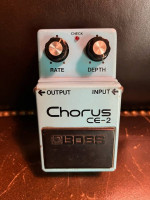 Vintage Boss CE-2 Chorus Pedal - Long dash silver screw!