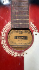 Super rare Trump acoustic guitar restoration project