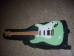 Surf green set neck stratocaster WGBag