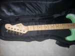 Surf green set neck stratocaster WGBag
