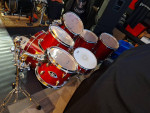 Pearl Export EXL 7Pc Natural Cherry Finish Drum Set