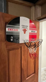 Chicago Bulls Over the Door Mini Basketball Hoop