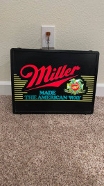 Miller Beer Lightup Bar Sign
