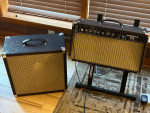 Pedal steel guitar Peavy amp