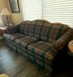 Plaid Sofa