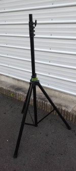 Stage light stands with tops pair