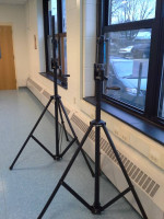 Crank up stands pair