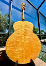 Gibson J150 acoustic electric flame maple guitar