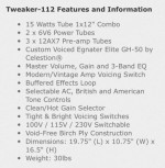 Egnater Tweaker 15 combo amp