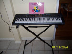 Casio LTK 170 Piano Keyboard & Stand- 61 Lighted Keys- Exc. Condition