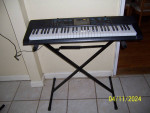 Casio LTK 170 Piano Keyboard & Stand- 61 Lighted Keys- Exc. Condition