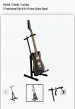 ON STAGE PROFESSIONAL FLIP-IT® A-FRAME GUITAR STAND
Model: GS7465
