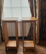 End Table Solid Oak 2 Quantity