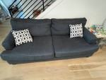 Fabric 3-seater sofa in very good condition