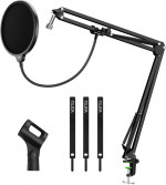 Yotto Microphone Stand W/ Adjustable Studio Suspension Arm & Accessory