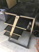 EQUIPMENT STAND 4 SHELVES STEEL