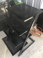 EQUIPMENT STAND 4 SHELVES STEEL