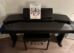 Yamaha Clavinova Piano CVP-65 with Real Action Effect, Pedals, Bench