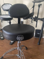 Roland Electronic Drums, DW Double Pedal, Mapex Chair