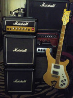 Vintage 1986 Marshall Lead 12 Mini Stack Guitar Amp and Cabinets