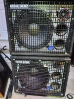 2 Genz Benz Gb12t Bass Cabinet