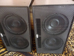 EAW SB48E Dual Subwoofer Speakers (Killer little subs) Mint like new!