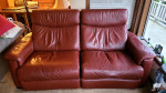 Sofa...recliner...leather...electric