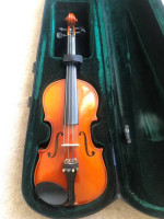 3/4 violin, sheet holders, shoulder rests