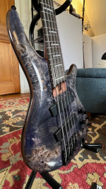 Ibanez SRMS805-DTW 5 String Multi Scale Bass Guitar Deep Twilight