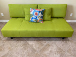 Modern Green Futon Sofa