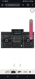 Denon sc live 4 standalone mixer dj controller