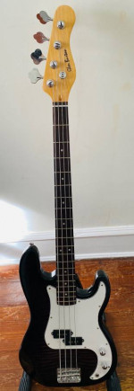 Glen Burton GB150BCO-BK Electric Bass Guitar