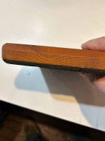 Upright bass/cello endpin rest, oak