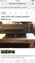 Ashly  GQX  3102 Graphic  Equalizer
