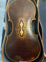 Very cool inlaid violin!