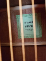 Yamaha FS800 Sunburst Solid Top Acoustic Guitar