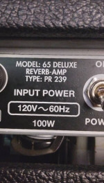 1990 Fender Deluxe Reverb Jenson 12"