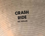 AVEDIS ZILDJIAN 18" CRASH RIDE CYMBAL