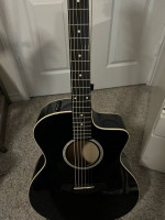 Taylor 200 series prototype guitar, black