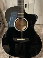 Taylor 200 series prototype guitar, black