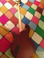 2010 Dean Rhapsody Fretless Bass Honey Burst