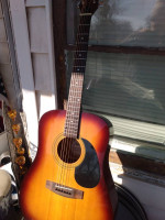 Sunburst Samick Acoustic Electric Made in Indonesia