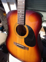 Sunburst Samick Acoustic Electric Made in Indonesia